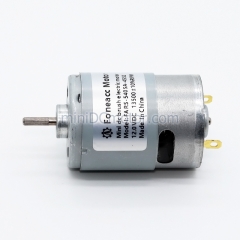 Микрощеточный электродвигатель постоянного тока RS-540 диаметром 36 мм