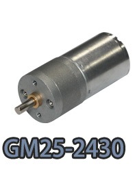 Электродвигатель постоянного тока с цилиндрическим редуктором GM25-2430.webp