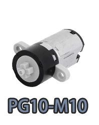 pg10-m10 10 мм маленький пластиковый планетарный редуктор с электродвигателем постоянного тока.webp
